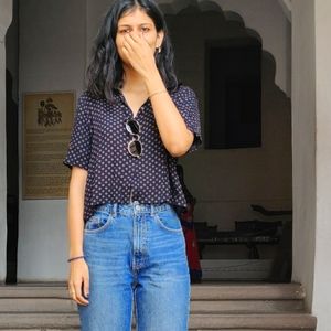 Casual printed top